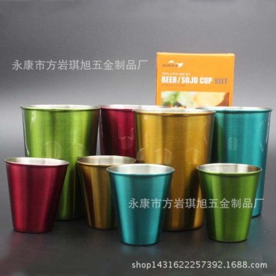 各容量颜色不锈钢酒杯图4