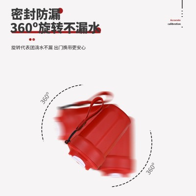 新款316不锈钢咖啡杯帯提绳翻盖保温杯双层真空办公礼品杯批发图4