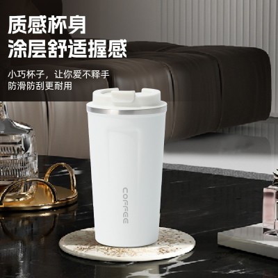 智能温度显示咖啡杯带盖304不锈钢保温杯男女户外便携汽车礼品杯图4