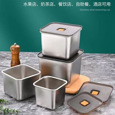 不锈钢保鲜盒微真空食品级家用冰箱食材收纳盒密封盒袋盖冷冻保鲜图3