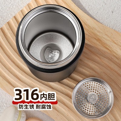 高颜值316不锈钢保温杯男士女韩版简约高档泡茶杯子便携车载批发图4