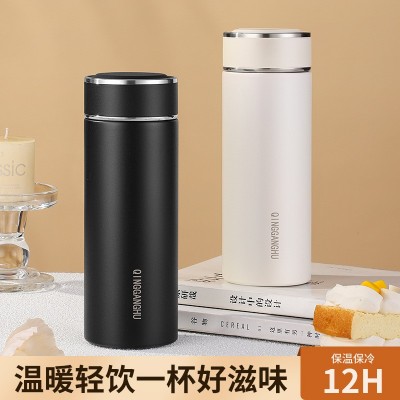 高颜值316不锈钢保温杯男士女韩版简约高档泡茶杯子便携车载批发图2