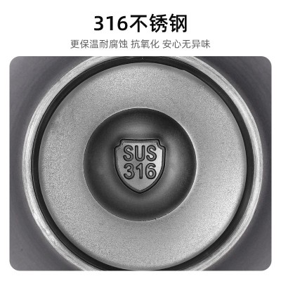 跨境便携手提双层不锈钢保温杯 大容量车载户外真空运动水壶批发图3
