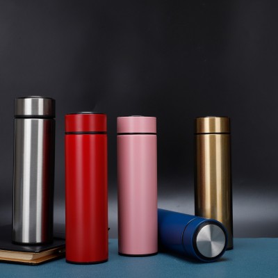 批发智能温显304不锈钢保温杯高档商务办公杯家用直杯广告礼品杯图3
