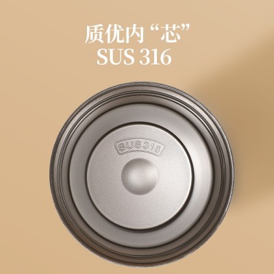 LOGO印制316不锈钢咖啡杯户外便携带提绳随手杯车载八角汽车杯图3