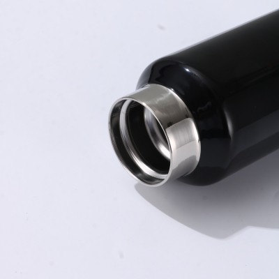 新款带提手不锈钢保温杯钢盖真空户外运动水壶便携美式大口太空壶图3