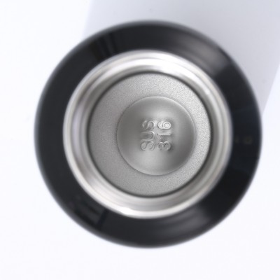新款带提手不锈钢保温杯钢盖真空户外运动水壶便携美式大口太空壶图2