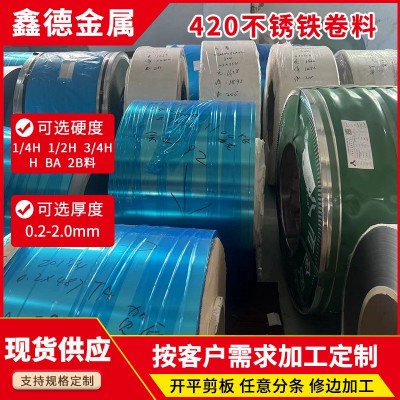 420不锈铁卷带材料加工0.2/0.25/0.3/0.35/0.4/0.5/0.6/0.7硬度图2