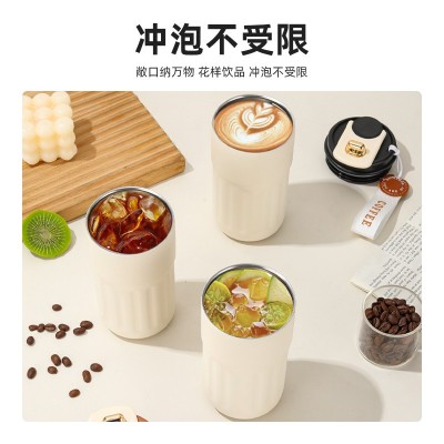 跨境新款智能温度显示咖啡杯316不锈钢保温杯高颜值商务礼品杯子图4