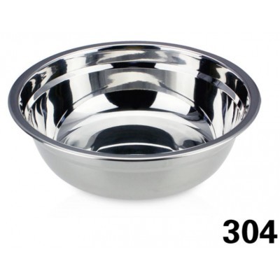 304不锈钢盆 无磁汤碗多用菜汤盆反边调料味斗 酒店码斗图5